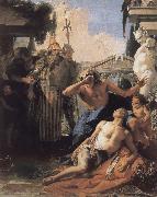 Giovanni Battista Tiepolo Lantos s death oil painting artist